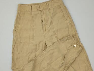 woskowane legginsy z wysokim stanem zara: Massimo Dutti, Spodnie cargo damskie, XS — 1