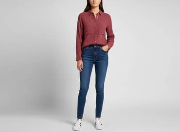 czerwona koszula sinsay: Sinsay, Koszula damska, rozmiar S — 1