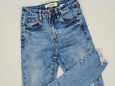 pull and bear dzwony: Queen Hearts, Jeansy damskie, rozmiar XS — 7
