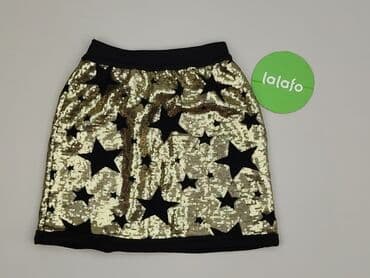 legginsy ze srebrnym lampasem: Skirt, Lindex, 12 years, 146-152 cm, condition - Very good — 3
