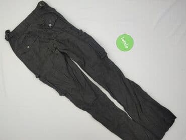 stradivarius spodnie cargo czarne: Bershka, Spodnie cargo damskie, rozmiar 2XS — 3