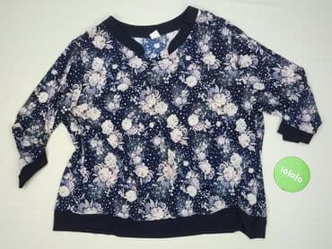 marynarki plus size damskie: Bluzka damska, 4XL — 2