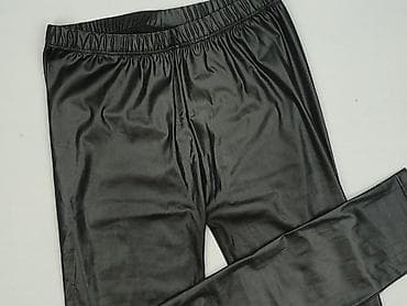 jeans wide: Legginsy Ze skóry ekologicznej damskie, rozmiar L — 1