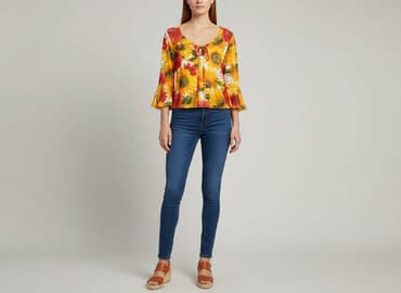 bluza hello kitty cropp: Bluzka damska, S — 6