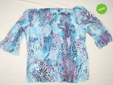 bluzki wieczorowe plus size: Women's blouse, size 4XL — 3