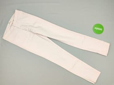 jaka bluzka do różowych spodni: Material trousers for women, size XS — 3