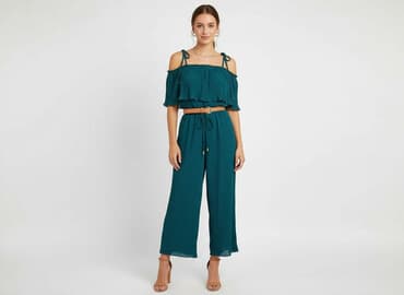 reserved sukienka butelkowa zieleń: Sukienka damska, rozmiar S — 5