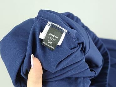 shein spodnie damskie plus size: Shein, Spodnie materiałowe damskie, rozmiar 3XL — 4
