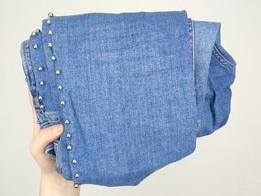niebieska satynowa sukienka zara: Zara, Jeansy damskie, rozmiar S — 5