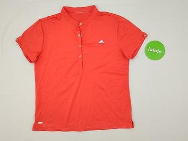 adidas dresy czerwone: Adidas, Damska koszulka polo, rozmiar L — 2