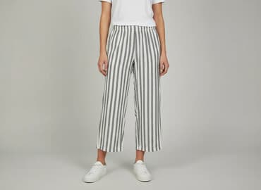 lidl szerokie spodnie: PULL&BEAR, Spodnie materiałowe damskie, rozmiar S — 1