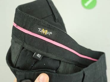 pantalony majtki: Spodnie materiałowe damskie, rozmiar L — 4