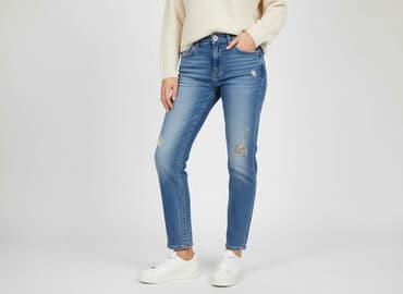 reserved mom fit jeans: Reserved, Jeansy damskie, rozmiar L — 6