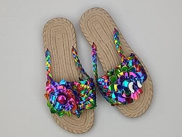 sandałki boho: Klapki damskie, rozmiar 39 — 1