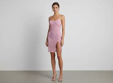 sukienka na ramiączkach dopasowana: PrettyLittleThing, Sukienka damska, rozmiar XS — 7