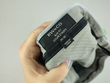 zara woskowane spodnie: Material trousers for women, size M (EU 38) — 4