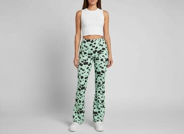 spodnie na impreze: New Girl Order, Spodnie materiałowe damskie, rozmiar S — 8