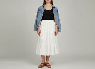 długie spódnice i botki: Spódnica damska, rozmiar S — 1