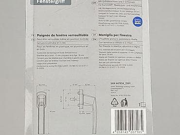 obrus: Zamykana klamka okienna PARKSIDE (model WWS-FEGS-H01, IAN 447634_2301) — 4