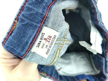8 lat: Spodnie jeansowe, Zara, 5-6 lat, 110/116, stan - Bardzo dobry — 4