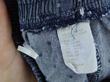 hm sukienka z elastycznym marszczeniem: Jeans, H&M, 5-6 years, 110/116, condition - Very good — 5