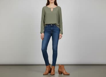 skladanie koszulki: The Limited, Bluzka damska, S — 7