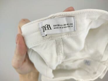 szerokie spodnie jeansowe zara: Zara, Jeansy damskie, rozmiar M — 5