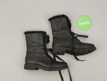 czarne sandały na obcasie allegro: Botki damskie, 38 — 2