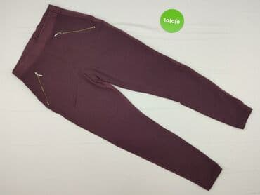 legginsy damskie bordowe: Marks & Spencer, Spodnie materiałowe damskie, rozmiar S — 2
