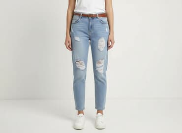 dziurawe dżinsy: Top Secret, Jeansy damskie, rozmiar S — 1