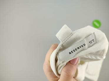 bialy sweter reserved: Reserved, Spodnie materiałowe damskie, rozmiar S — 4