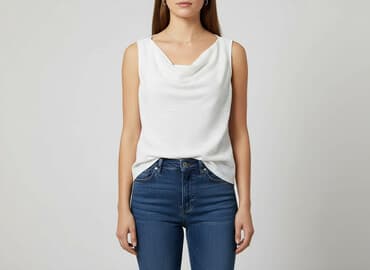 podkoszulka pod białą koszulę: Bluzka damska, rozmiar M — 7