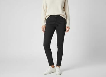 ciemne jeansy damskie: ONLY, Jeansy damskie, rozmiar M — 6