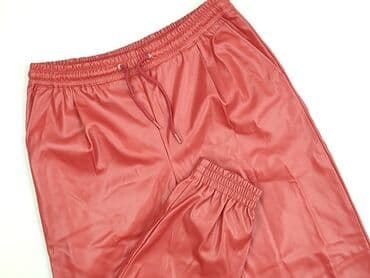 woskowane legginsy z wysokim stanem zara: Zara, Material trousers for women, size L (EU 40) — 1