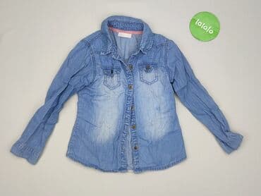 kurtki roxy: Shirt 8 years, condition - Very good, pattern - Monochromatic, color - Light blue — 2