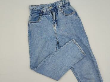 legginsy woskowane wysoki stan: Jeansy damskie, 2XS — 1