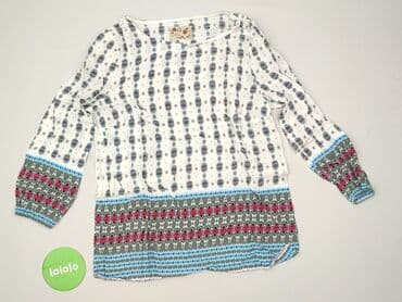 koszulka pod marynarkę damska: Blue, Women's blouse, size L (EU 40) — 2