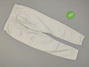 białe cargo bershka: Bershka, Spodnie materiałowe damskie, rozmiar S — 3