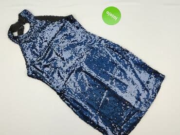 sukienka na wesele srebrna: SZACHOWNICA, Sukienka damska, rozmiar M — 2