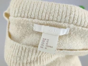 czerwony golf: H&M, Sweter damski, rozmiar M — 4