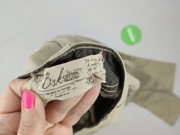 bershka spodnie brazowe: Bershka, Spodnie materiałowe damskie, rozmiar M — 4