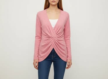 kurtki zimowe damskie c a: Kardigan damski, rozmiar S — 6