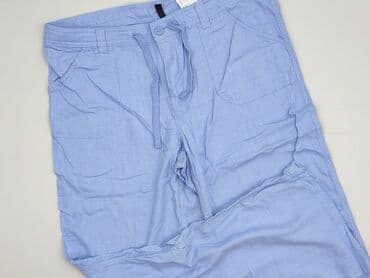 woskowane spodnie z wysokim stanem h m: H&M, Spodnie dla mężczyzn, rozmiar L — 1