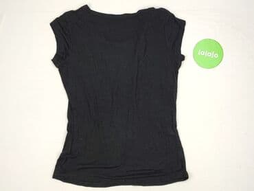 czarne t shirty damskie w serek: Tom Rose, T-shirt damski, rozmiar S — 3