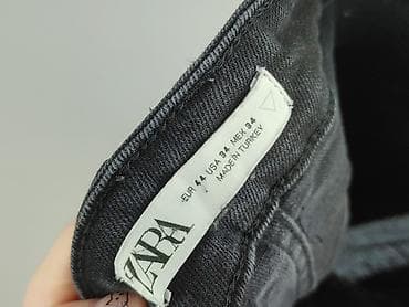 jeansy patchworkowe: Zara, Jeansy damskie, rozmiar 2XL — 4