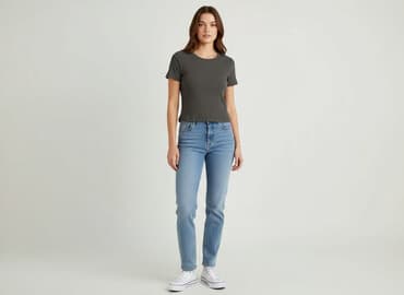 koszulka z żabą cropp: Cropp, T-shirt damski, rozmiar S — 6