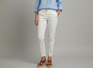 białe spodnie new yorker: Jones New York, Spodnie materiałowe damskie, rozmiar S — 6