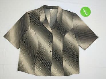 koszulka zolta w czarne paski: Bluzka damska, 3XL — 2