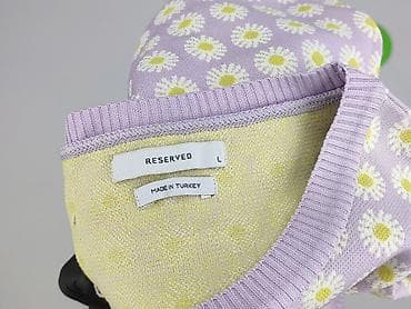 sweter w chmury: Sweter damski, rozmiar L — 6