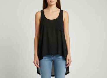 bluzki czarne krótki rękaw: Imię, Bluzka damska, rozmiar M — 5